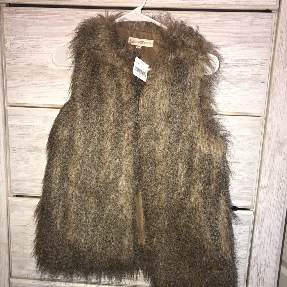 Altr’d state faux fur vest